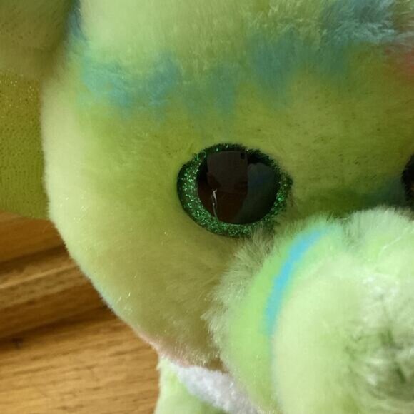 Namco Tie-Dye Elephant Plush Toy 8" Pastel Colors Stuffed Animal - Picture 6 of 7